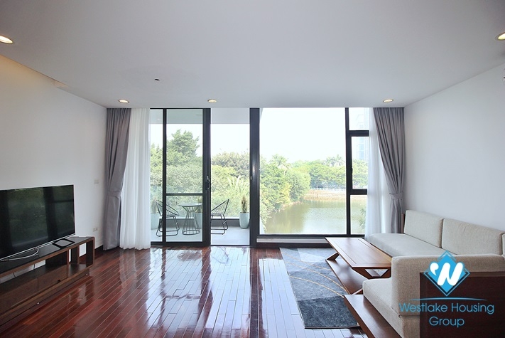 Spacious 2 bedroom and lake view for rent in Quang Khanh st, Tay Ho district.